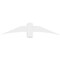 Ekena Millwork Bellingham Architectural Grade PVC Gable Bracket, 60"W x 12 1/2"H x 4"D x 6"F, 5/12 Pitch GBP060X13X0406BEL00 - alternate 5